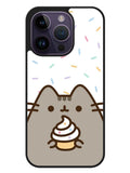 Pusheen The Cat Rainbow Cupcakes iPhone 14 Pro Case