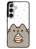Pusheen The Cat Rainbow Cupcakes Samsung Galaxy S24 5G Case