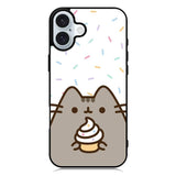 Pusheen The Cat Rainbow Cupcakes iPhone 16 Plus Case