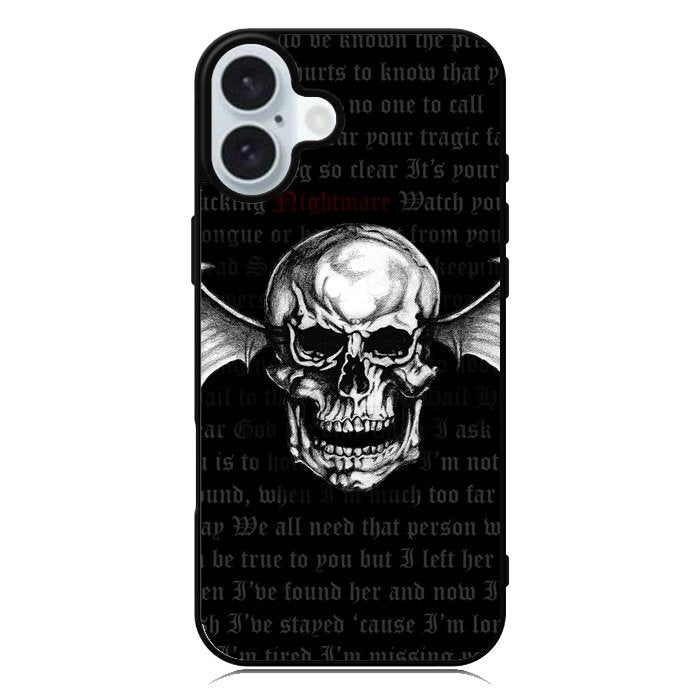 Deathbat Avenged Sevenfold iPhone 16 Plus Case