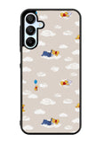 Winnie The Pooh Cloud Pattern Samsung Galaxy A35 5G Case OV6854