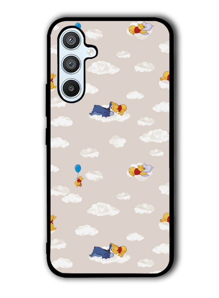 Winnie The Pooh Cloud Pattern Samsung Galaxy A54 5G Case OV6854