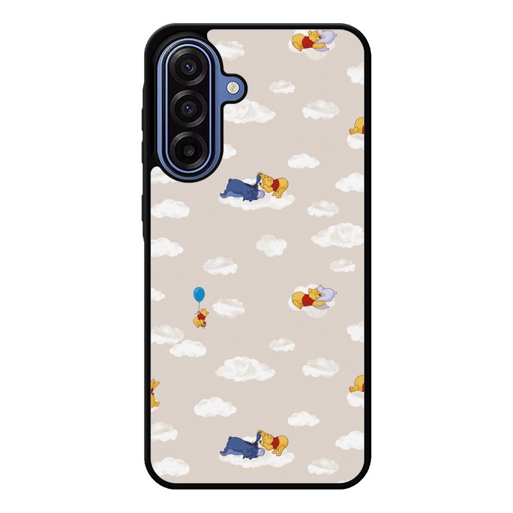 Winnie The Pooh Cloud Pattern Samsung Galaxy A17 Case QC6854