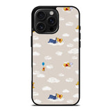 Winnie The Pooh Cloud Pattern iPhone 16 Pro Max Case OV6854