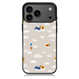 Winnie The Pooh Cloud Pattern iPhone 17 Pro Case OV6854