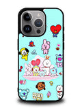 BTS BT21 Family iPhone 15 Pro Max Case OV4293