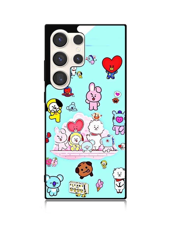 BTS BT21 Family Samsung Galaxy S25 Ultra 5G Case QC4293