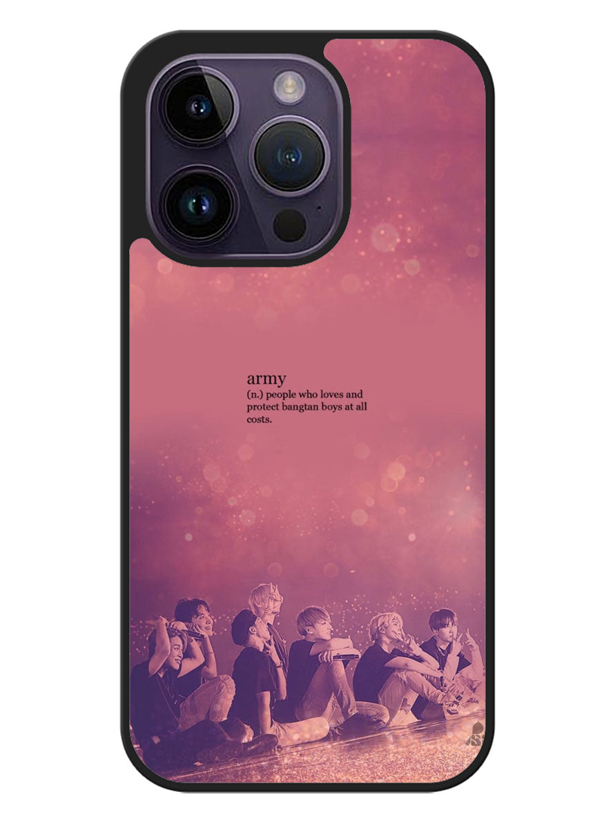 BTS Army Noun iPhone 14 Pro Max Case OV4249