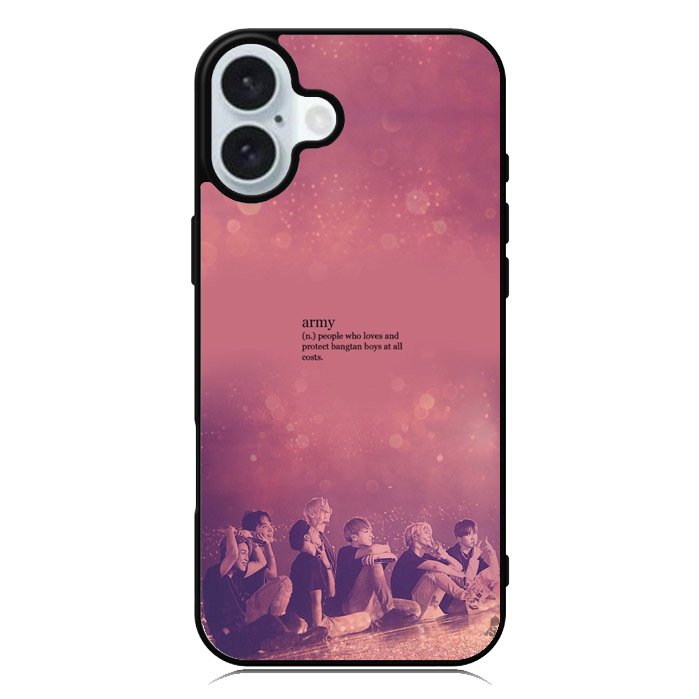 BTS Army Noun iPhone 16 Plus Case