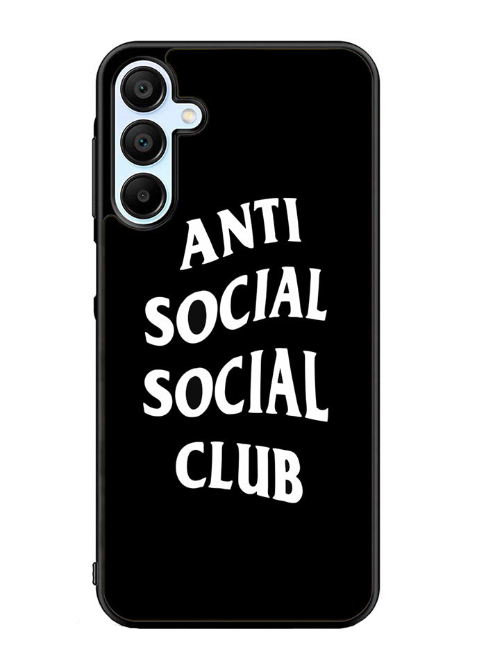 Anti Social Social Club Black White Samsung Galaxy A35 5G Case OV7174