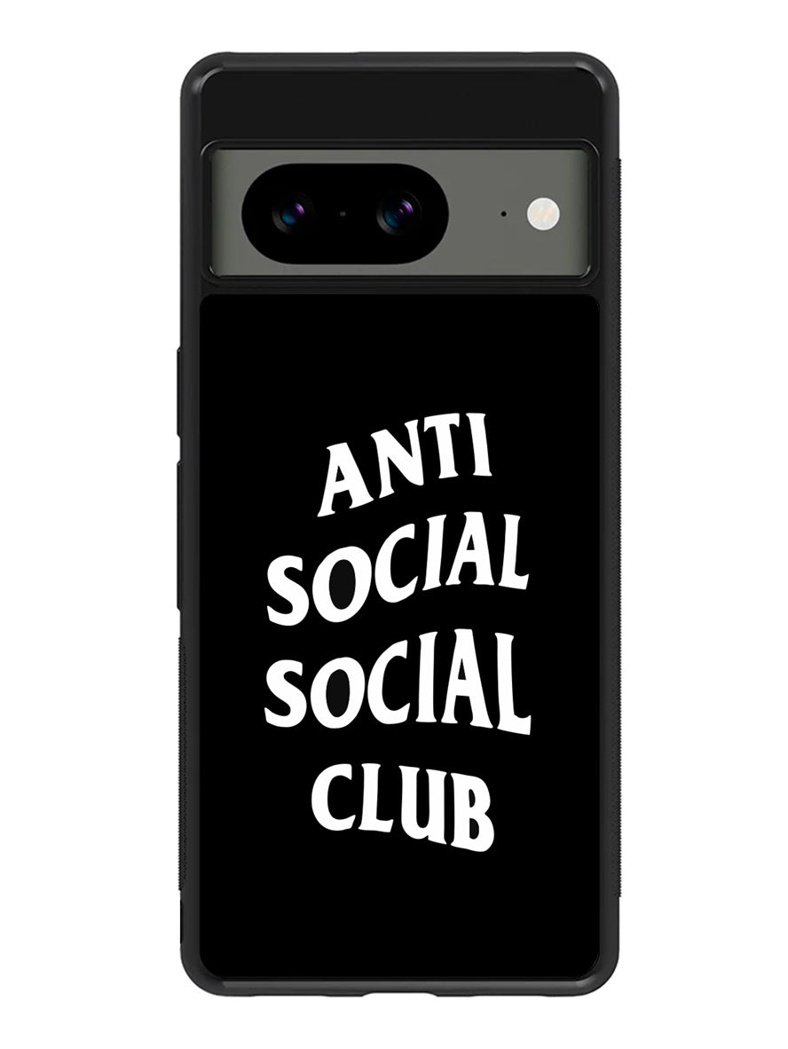Anti Social Social Club Black White Google Pixel 8 Case QC7174