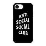 Anti Social Social Club Black White iPhone 17e Case OV7174