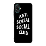 Anti Social Social Club Black White Samsung Galaxy A07 Case QC7174