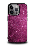 Purple Glitter iPhone 15 Pro Case