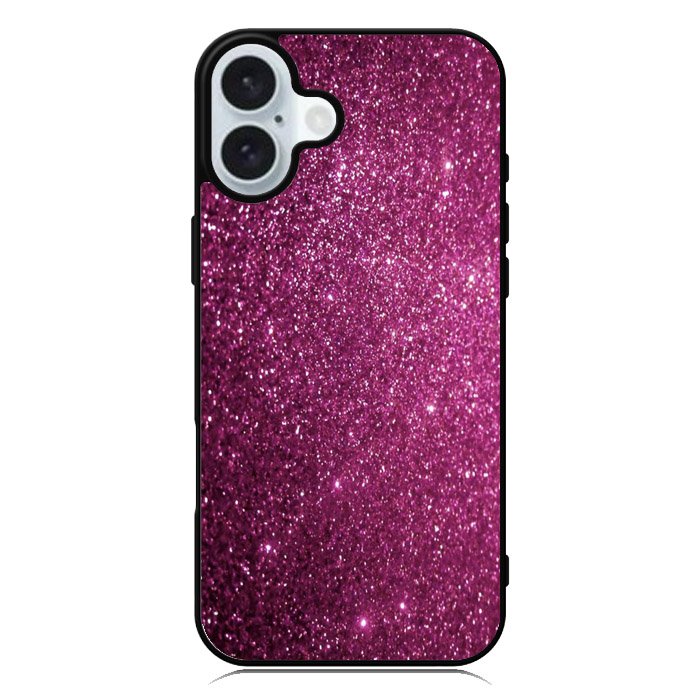 Purple Glitter iPhone 16 Case