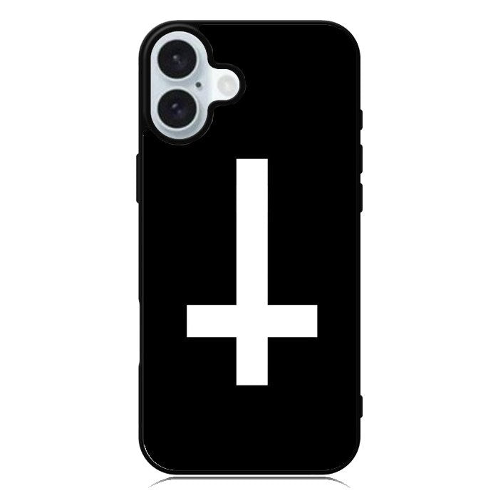 Satanic Cross iPhone 16 Plus Case QC6927