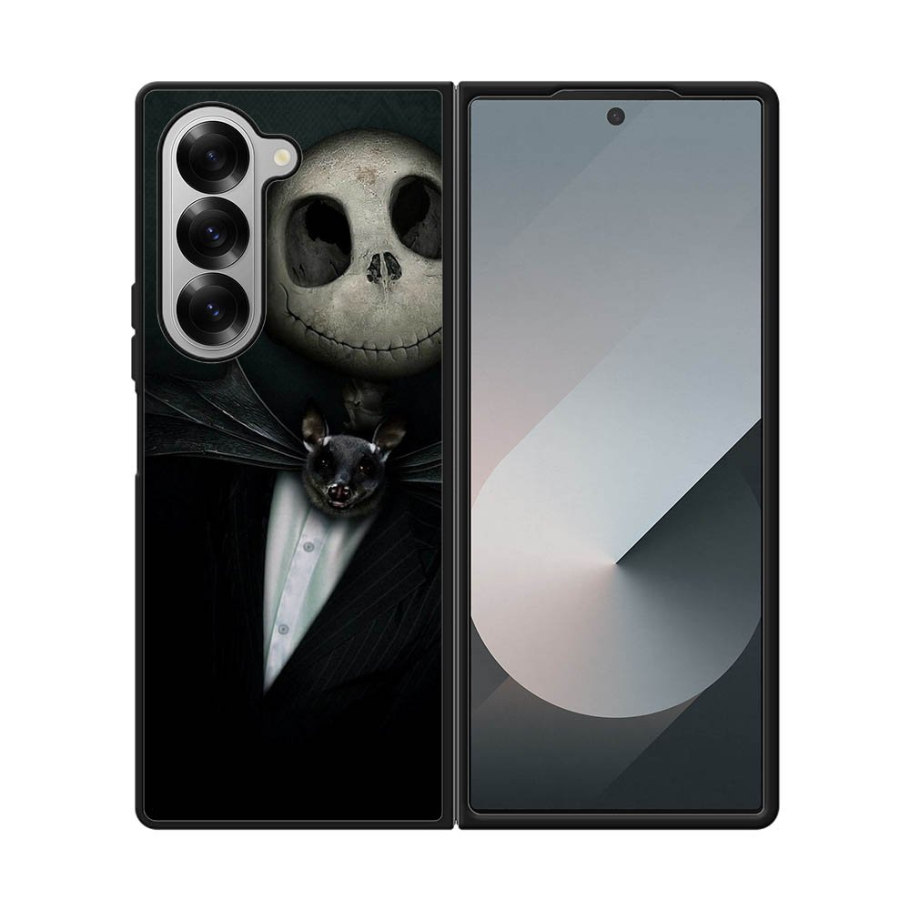 The Nightmare Before Christmas Skeleton Samsung Galaxy Z Fold 7 5G Case QC6905