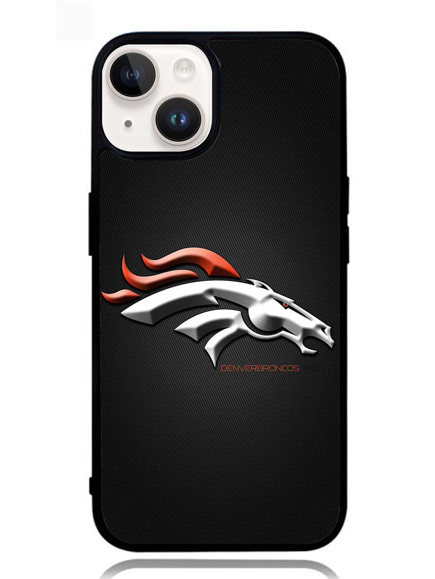 Denver Broncos Grey Background iPhone 14 Case OV5721