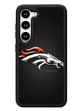 Denver Broncos Grey Background Samsung Galaxy S23 Plus 5G / Samsung Galaxy S23+ 5G Case