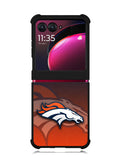 Denver Broncos Logo Ball Pattern Motorola Moto Razr Plus 2023 , Moto Razr+ 2023 Case OV4622