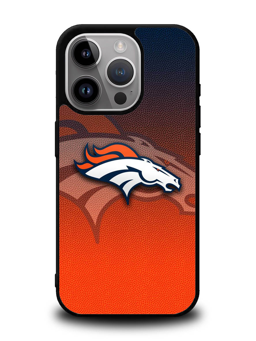 Denver Broncos Logo Ball Pattern iPhone 16 Pro Max Case QC4622
