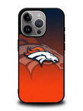 Denver Broncos Logo Ball Pattern iPhone 14 Pro Case QC4622
