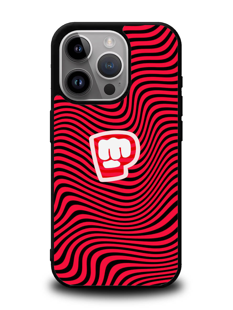 PewDiePie Red Black Logo iPhone 15 Pro Max Case OV2940