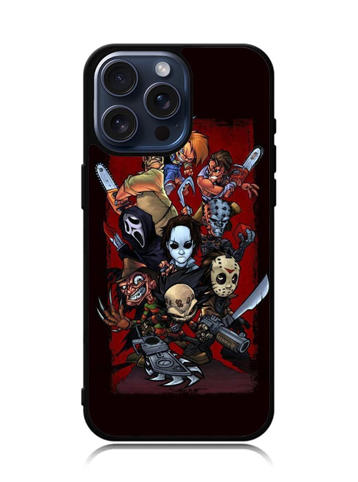 Classic Horror Movie Villains iPhone 15 Pro Max Case OV7131