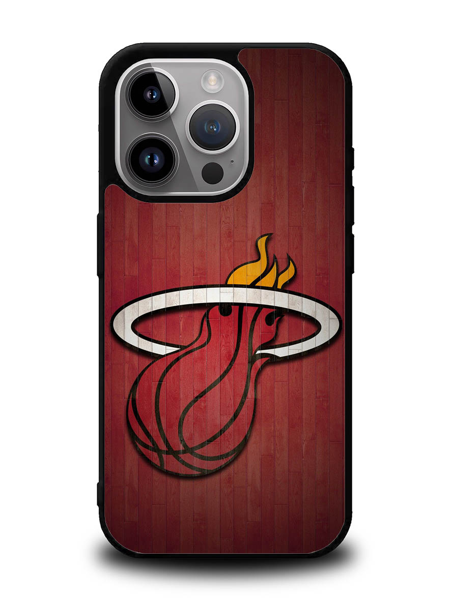 Miami Heat Red iPhone 15 Pro Case OV7006