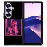 Dua Lipa Pink Poster Samsung Galaxy Z Fold 7 Case OV8378