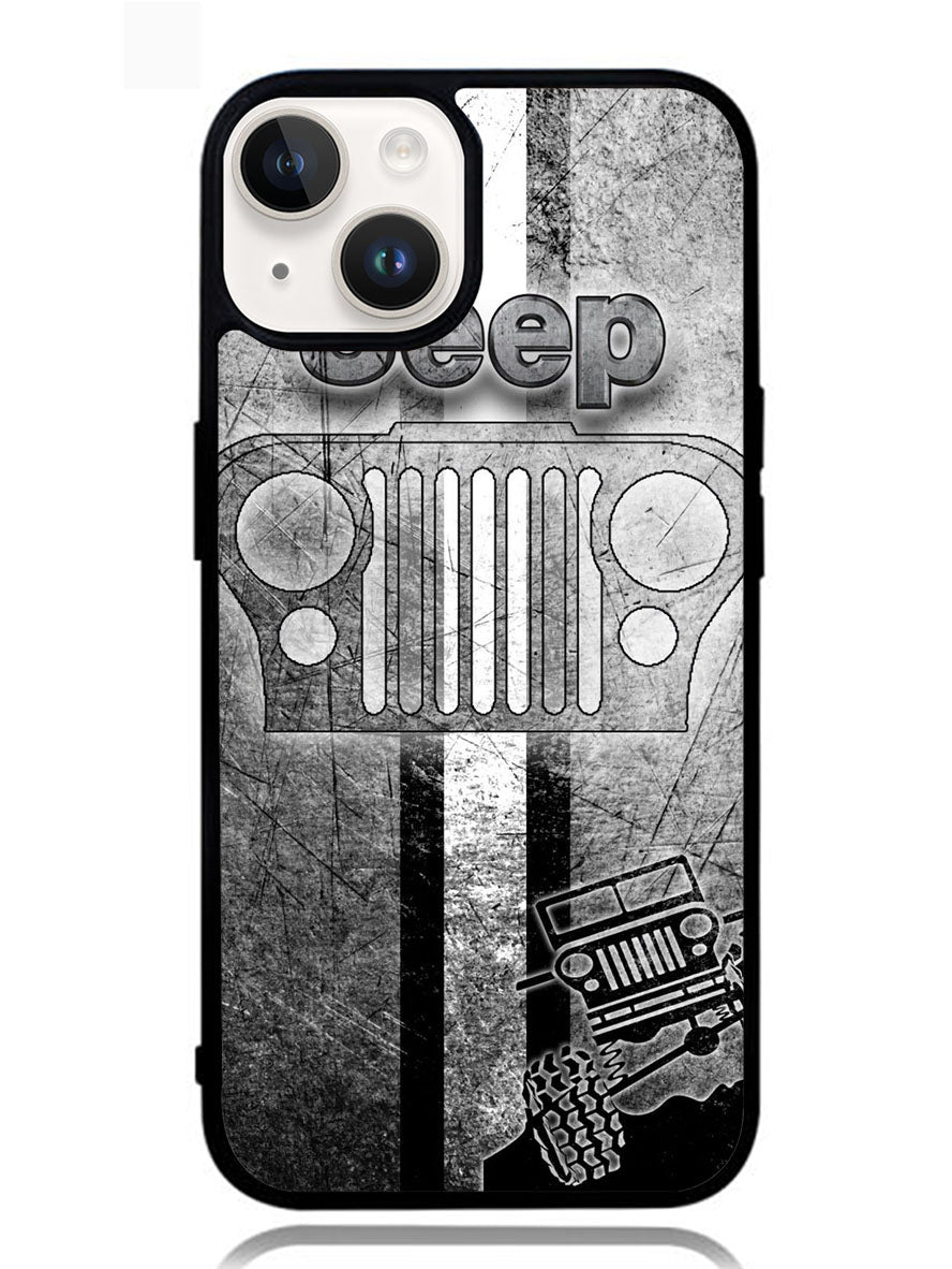 Jeep Grey iPhone 14 Plus Case
