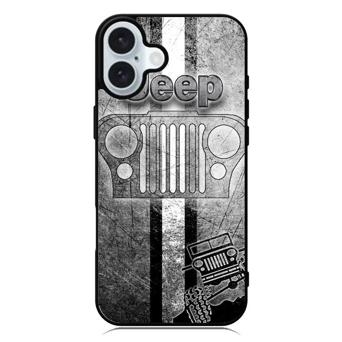 Jeep Grey iPhone 16 Case