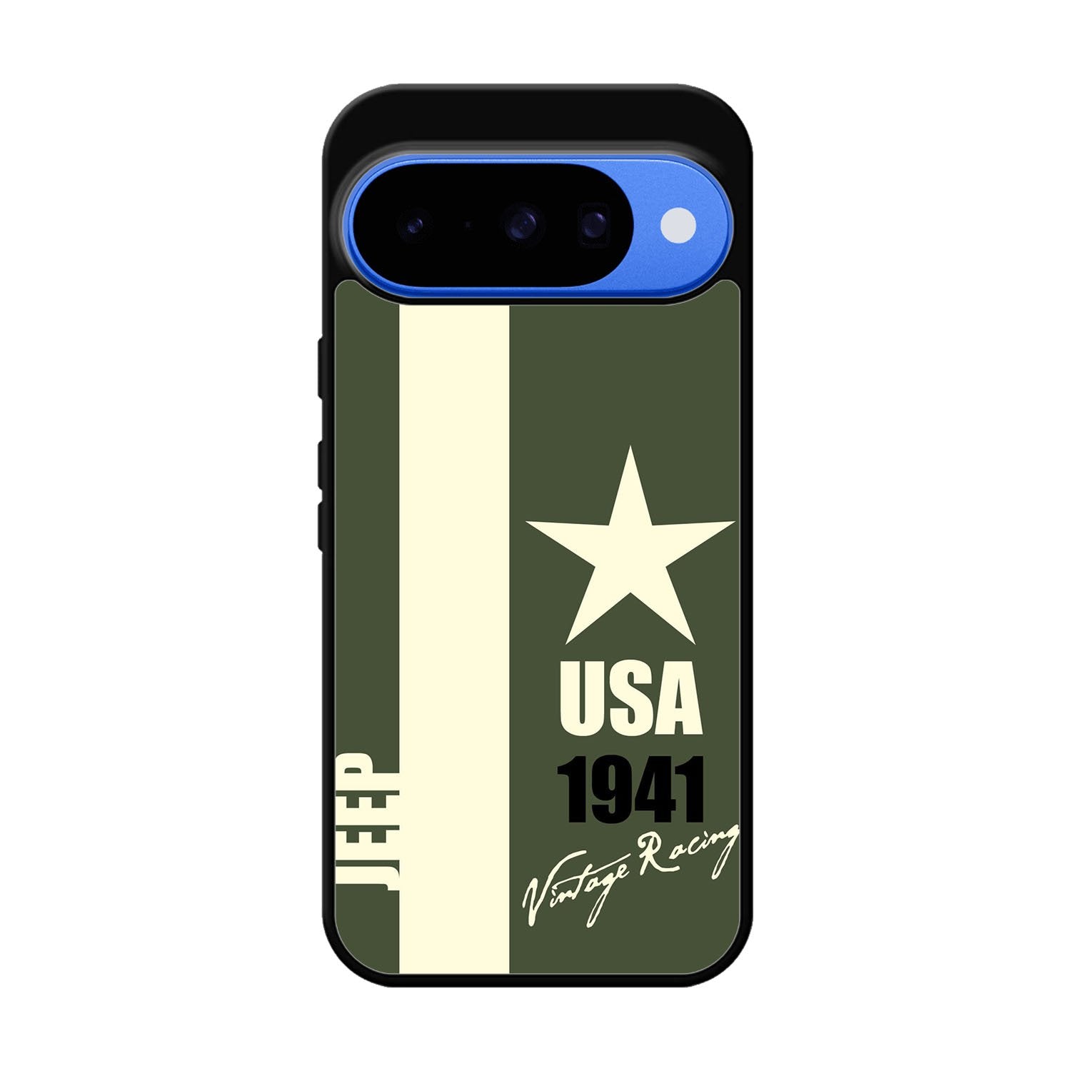 Jeep Vintage Racing USA 1941 Google Pixel 10 Case QC9800