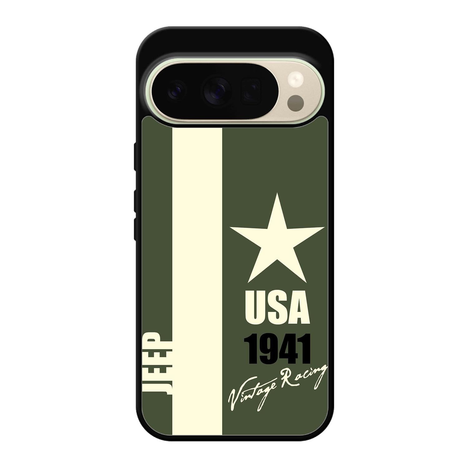 Jeep Vintage Racing USA 1941 Google Pixel 10 Pro Case QC9800