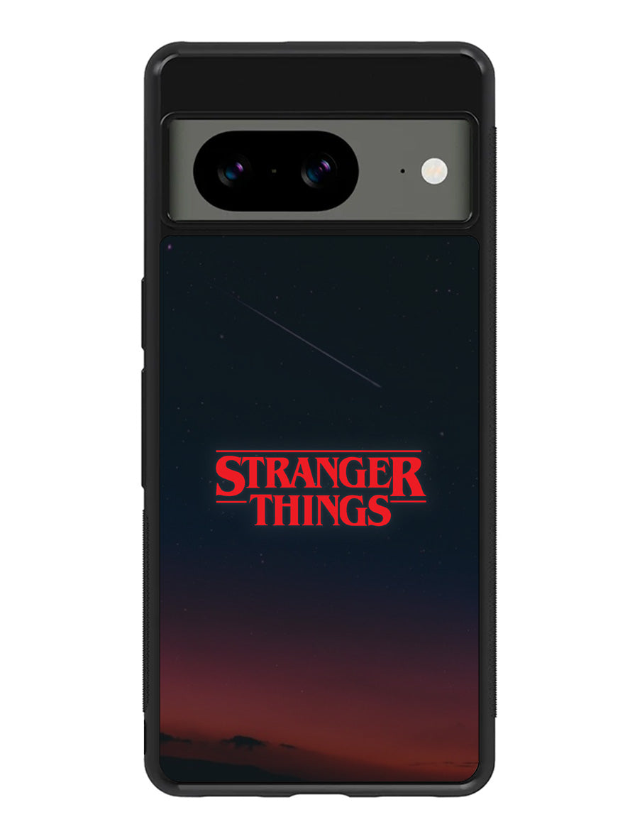 Stranger Things Logo in The Sky Google Pixel 8A Case QC9824