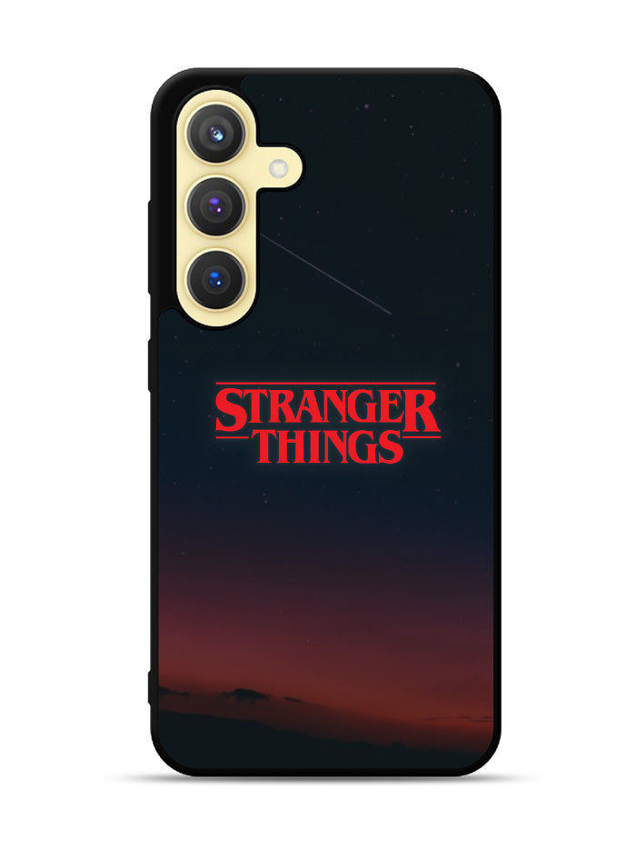 Stranger Things Logo in The Sky Samsung Galaxy S23 FE 5G Case QC9824