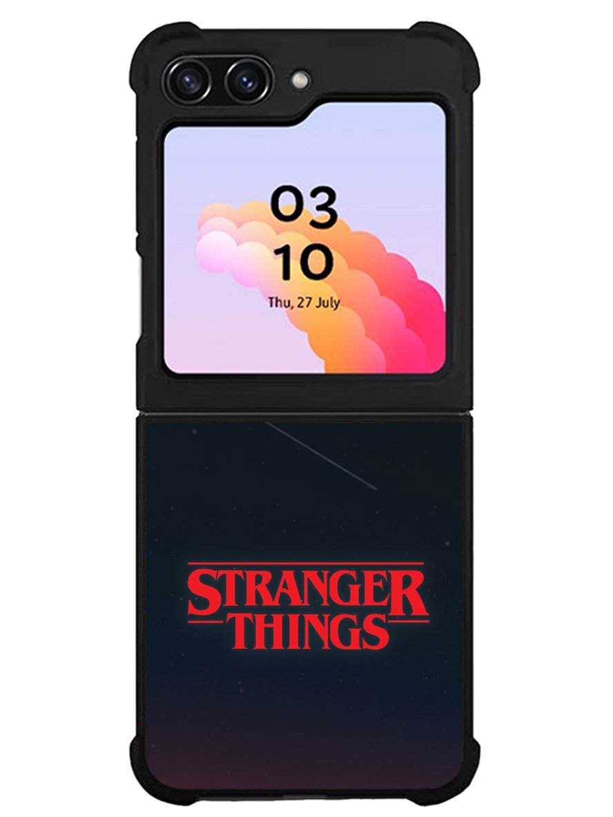 Stranger Things Logo in The Sky Samsung Galaxy Z Flip 5 5G 2023 Case OV9824
