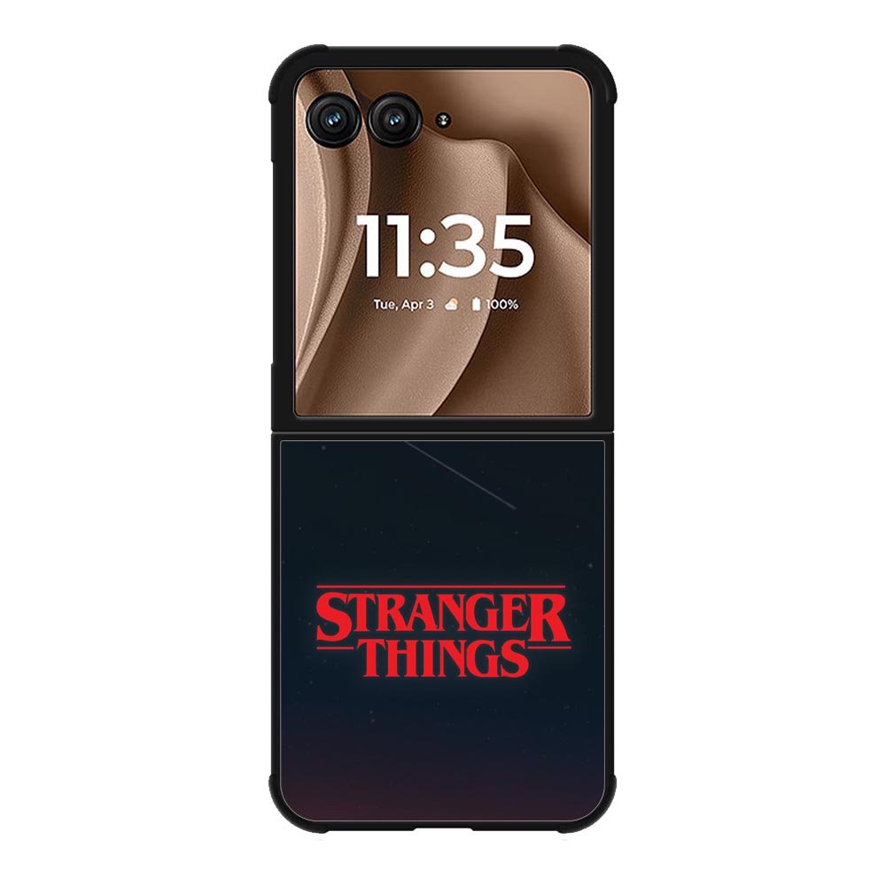 Stranger Things Logo in The Sky Motorola Moto RAZR Plus 2025 Case OV9824