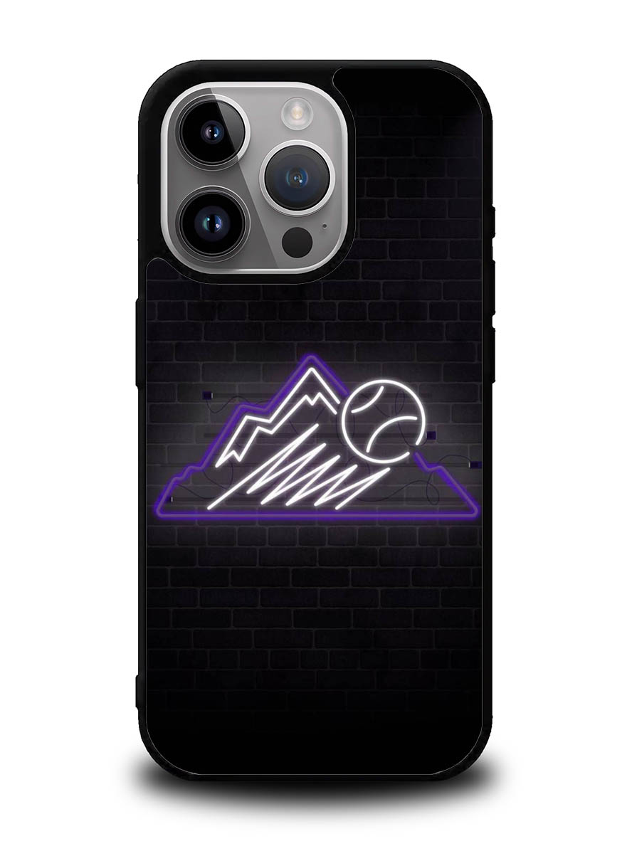 Colorado Rockies Neon Logo iPhone 15 Pro Case OV9811