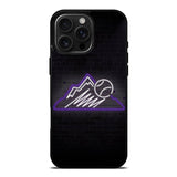 Colorado Rockies Neon Logo iPhone 16 Pro Case OV9811