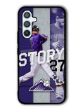 Trevor Story 27 Colorado Rockies Samsung Galaxy A54 5G Case OV9832