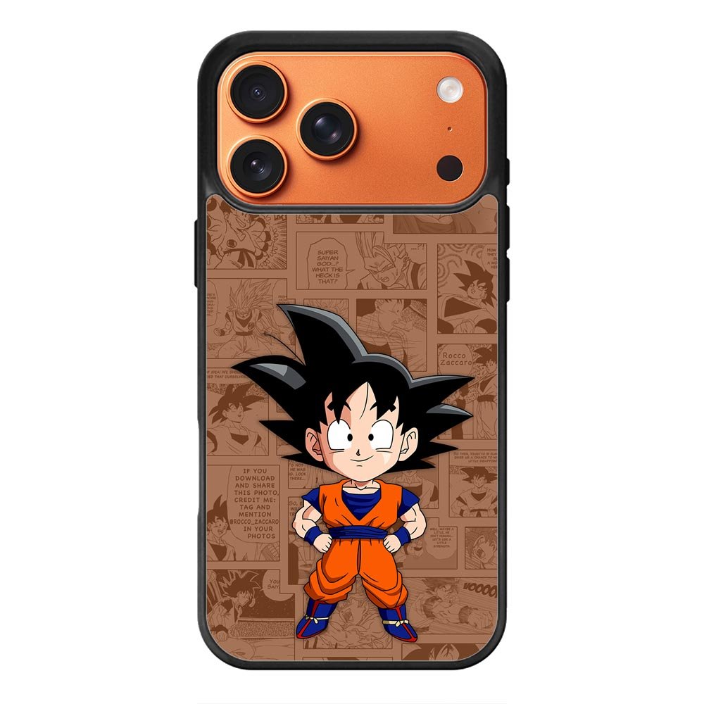 Son Goku Comic iPhone 17 Pro Max Case QC9848