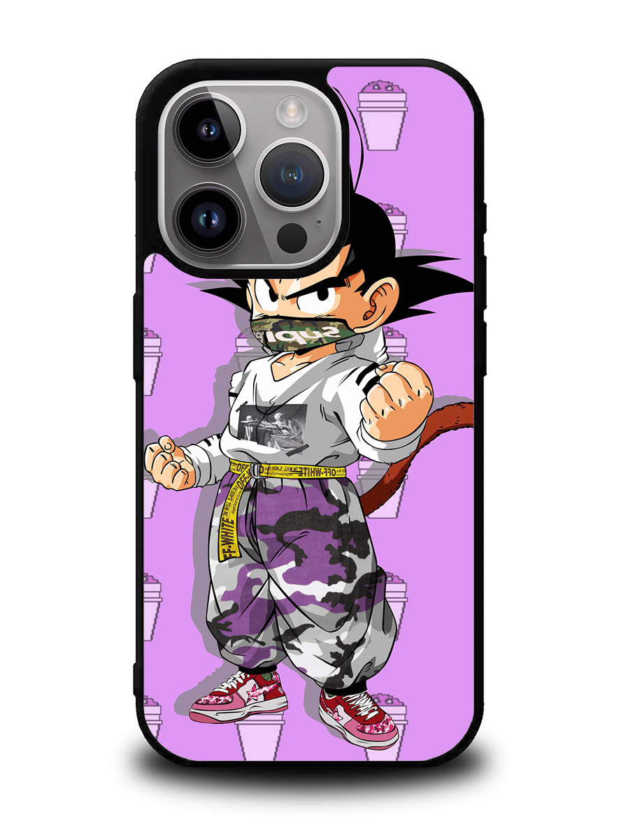 Goku Purple Hypebeast iPhone 15 Pro Max Case OV9845