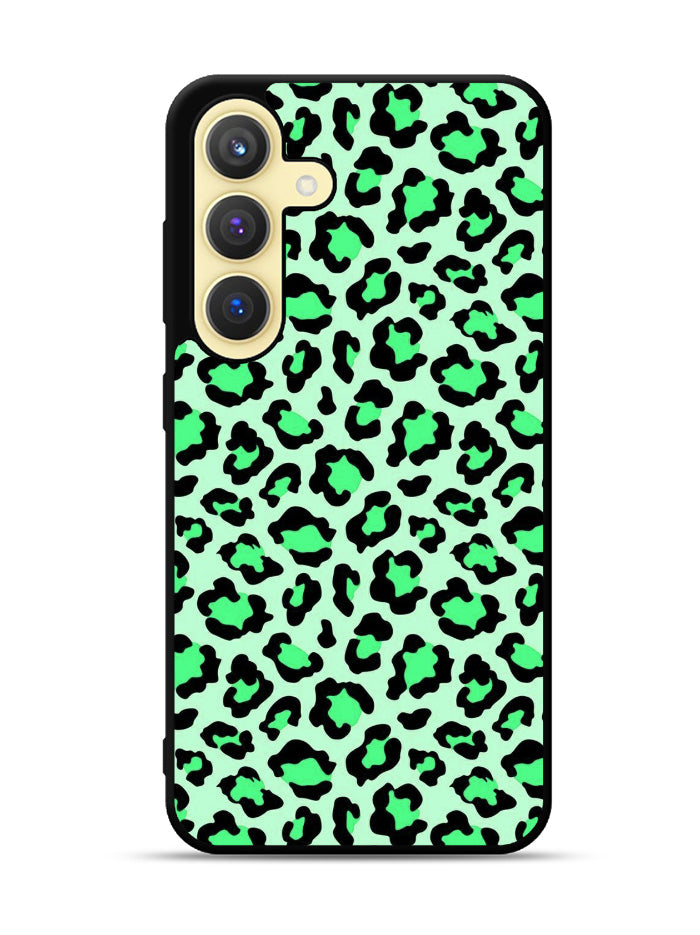 Leopard Green Pattern Samsung Galaxy S24 Plus 5G , Samsung Galaxy S24+ 5G Case OV9851
