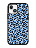 Leopard Blue Pattern iPhone 14 Plus Case QC9850
