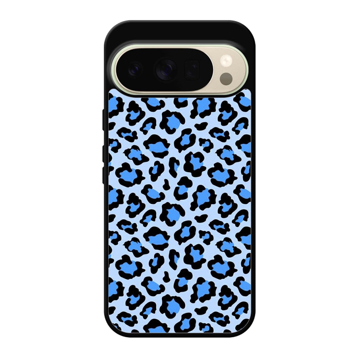 Leopard Blue Pattern Google Pixel 10 Pro Case OV9850