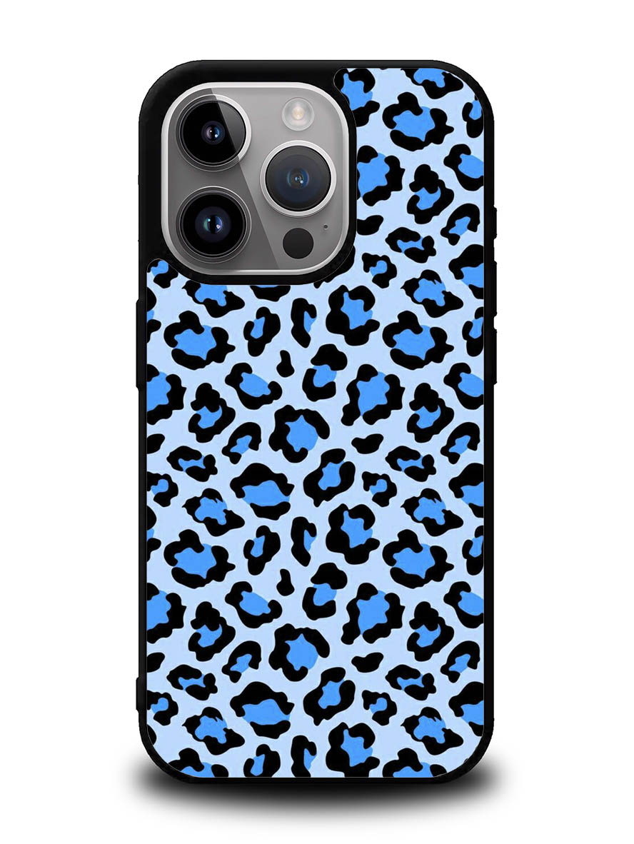 Leopard Blue Pattern iPhone 16 Pro Max Case OV9850