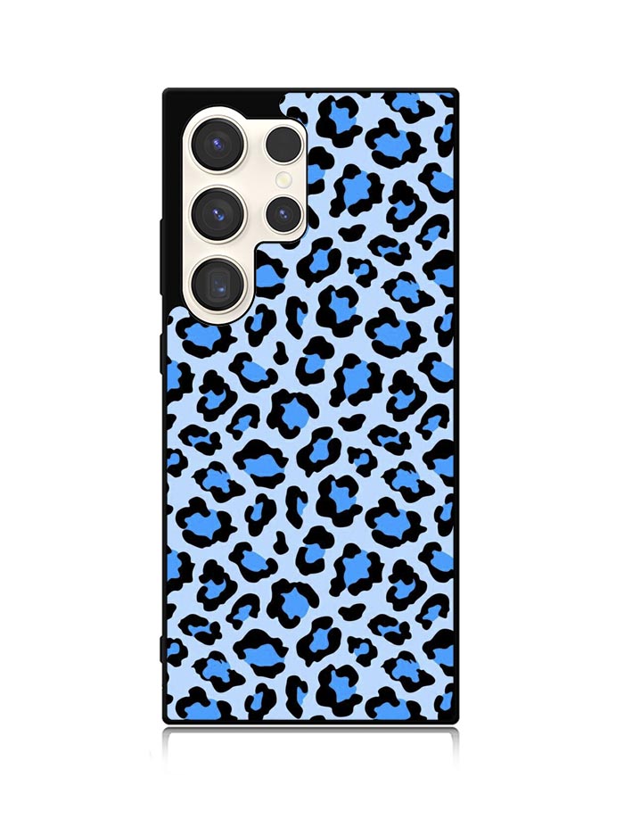 Leopard Blue Pattern Samsung Galaxy S24 Ultra 5G Case OV9850