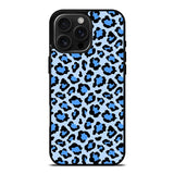 Leopard Blue Pattern iPhone 16 Pro Max Case OV9850