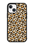 Leopard Orange Pattern iPhone 15 Case OV9853
